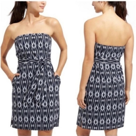 Athleta Dresses & Skirts - Athleta Ikat Strapless Anywhere dress (size 2)
